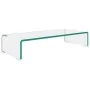 Soporte para TV/Elevador monitor cristal claro 60x25x11 cm von , TV-Möbel - Ref: Foro24-244127, Preis: 63,89 €, Rabatt: %