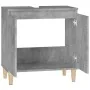 Armario de lavabo madera contrachapada gris hormigón 58x33x60cm by , bathroom vanities - Ref: Foro24-821256, Price: 53,09 €, ...