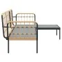Set muebles jardín 3 pzas y cojines gris oscuro ratán sintético von , Gartensets - Ref: Foro24-364109, Preis: 308,99 €, Rabat...