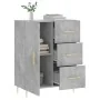 Aparador de madera de ingeniería gris hormigón 69,5x34x90 cm by , Sideboards - Ref: Foro24-827904, Price: 89,89 €, Discount: %