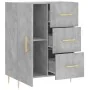 Aparador de madera de ingeniería gris hormigón 69,5x34x90 cm by , Sideboards - Ref: Foro24-827904, Price: 89,89 €, Discount: %