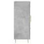 Aparador de madera de ingeniería gris hormigón 69,5x34x90 cm by , Sideboards - Ref: Foro24-827904, Price: 89,89 €, Discount: %