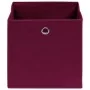 Cajas de almacenaje 10 uds tela rojo oscuro 32x32x32 cm von , Aufbewahrungskörbe - Ref: Foro24-288343, Preis: 45,97 €, Rabatt: %