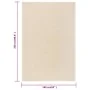 Alfombra de pelo corto crema 160x230 cm de , Alfombras - Ref: Foro24-340373, Precio: 79,55 €, Descuento: %