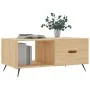 Mesa de centro madera contrachapada roble Sonoma 90x50x40 cm by , Coffee table - Ref: Foro24-829183, Price: 51,73 €, Discount: %