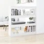 Estantería/divisor de espacios blanco brillante 100x30x103 cm by , Bookcases and shelves - Ref: Foro24-811751, Price: 90,12 €...