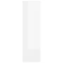 Estantería/divisor de espacios blanco brillante 100x30x103 cm by , Bookcases and shelves - Ref: Foro24-811751, Price: 90,12 €...