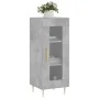 Aparador de madera contrachapada gris hormigón 34,5x34x90 cm by , Sideboards - Ref: Foro24-828784, Price: 56,14 €, Discount: %