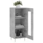 Aparador de madera contrachapada gris hormigón 34,5x34x90 cm by , Sideboards - Ref: Foro24-828784, Price: 56,14 €, Discount: %