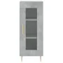 Aparador de madera contrachapada gris hormigón 34,5x34x90 cm by , Sideboards - Ref: Foro24-828784, Price: 56,14 €, Discount: %