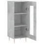 Aparador de madera contrachapada gris hormigón 34,5x34x90 cm by , Sideboards - Ref: Foro24-828784, Price: 56,14 €, Discount: %