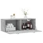Armario de pared madera ingeniería gris hormigón 100x36,5x35 cm de , Taquillas y armarios de almacenamiento - Ref: Foro24-830...