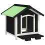 Caseta para perros madera maciza de pino gris 65x65x61,5 cm by , Dog kennels and fences - Ref: Foro24-172274, Price: 111,80 €...