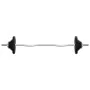 Juego de barra con discos 30 kg hierro fundido y acero cromado by , free weight - Ref: Foro24-93628, Price: 132,12 €, Discoun...