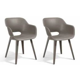 Keter Sillas de jardín Akola 2 unidades capuchino von , Gartenstühle - Ref: Foro24-422805, Preis: 161,26 €, Rabatt: %