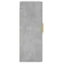Armario de pared gris hormigón 69,5x34x90 cm de , Aparadores - Ref: Foro24-828416, Precio: 77,27 €, Descuento: %