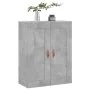 Armario de pared madera ingeniería gris hormigón 69,5x34x90 cm by , Sideboards - Ref: Foro24-830360, Price: 69,67 €, Discount: %