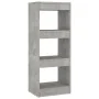 Estantería/divisor madera ingeniería gris hormigón 40x30x103 cm by , Bookcases and shelves - Ref: Foro24-811614, Price: 57,00...