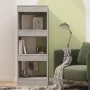 Estantería/divisor madera ingeniería gris hormigón 40x30x103 cm by , Bookcases and shelves - Ref: Foro24-811614, Price: 57,00...