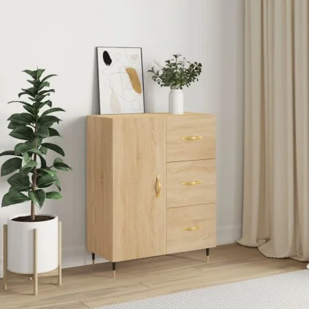Aparador de madera de ingeniería roble Sonoma 69,5x34x90 cm von , Sideboards - Ref: Foro24-827895, Preis: 75,61 €, Rabatt: %