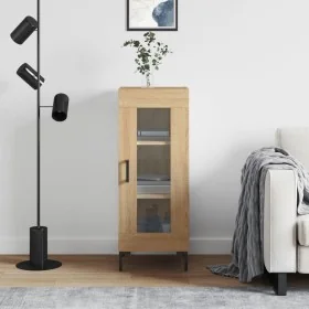 Aparador madera contrachapada color roble Sonoma 34,5x34x90 cm by , Sideboards - Ref: Foro24-828799, Price: 59,83 €, Discount: %
