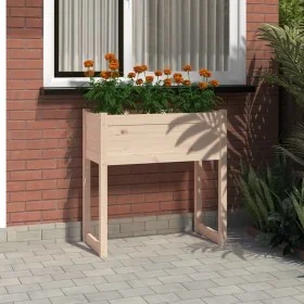 Jardinera de madera maciza de pino 78x40x81 cm von , Töpfe und Pflanzgefäße - Ref: Foro24-822132, Preis: 65,04 €, Rabatt: %