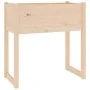 Jardinera de madera maciza de pino 78x40x81 cm von , Töpfe und Pflanzgefäße - Ref: Foro24-822132, Preis: 65,03 €, Rabatt: %
