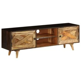 Mueble para TV de madera maciza de mango 140x30x45 cm by , Closets and storage - Ref: Foro24-246162, Price: 216,98 €, Discoun...