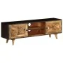 Mueble para TV de madera maciza de mango 140x30x45 cm by , Closets and storage - Ref: Foro24-246162, Price: 216,97 €, Discoun...