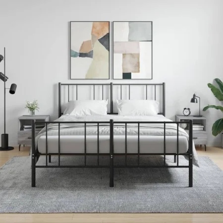 Mesitas noche 2 uds madera ingeniería gris Sonoma 40x35x47,5 cm von , Nachttische - Ref: Foro24-827481, Preis: 60,27 €, Rabat...