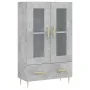 Aparador alto madera de ingeniería gris hormigón 69,5x31x115 cm von , Sideboards - Ref: Foro24-828288, Preis: 85,90 €, Rabatt: %