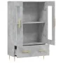 Aparador alto madera de ingeniería gris hormigón 69,5x31x115 cm von , Sideboards - Ref: Foro24-828288, Preis: 85,90 €, Rabatt: %
