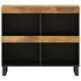 Armario auxiliar de madera maciza de mango 85x33x75 cm de , Mesitas de noche - Ref: Foro24-352900, Precio: 139,98 €, Descuent...
