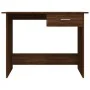 Escritorio de madera contrachapada marrón roble 100x50x76 cm de , Escritorios - Ref: Foro24-815335, Precio: 76,22 €, Descuent...