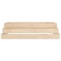 Jardinera de madera maciza de pino 110x110x27 cm by , Pots and planters - Ref: Foro24-823899, Price: 47,00 €, Discount: %