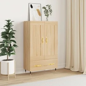 Aparador alto madera de ingeniería roble Sonoma 69,5x31x115 cm von , Sideboards - Ref: Foro24-830303, Preis: 85,01 €, Rabatt: %