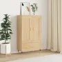 Aparador alto madera de ingeniería roble Sonoma 69,5x31x115 cm by , Sideboards - Ref: Foro24-830303, Price: 85,00 €, Discount: %