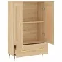 Aparador alto madera de ingeniería roble Sonoma 69,5x31x115 cm by , Sideboards - Ref: Foro24-830303, Price: 85,00 €, Discount: %