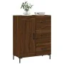 Aparador de madera de ingeniería marrón roble 69,5x34x90 cm von , Sideboards - Ref: Foro24-830267, Preis: 98,97 €, Rabatt: %