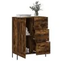 Aparador de madera de ingeniería roble ahumado 69,5x34x90 cm de , Aparadores - Ref: Foro24-830273, Precio: 101,49 €, Descuent...
