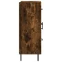 Aparador de madera de ingeniería roble ahumado 69,5x34x90 cm de , Aparadores - Ref: Foro24-830273, Precio: 101,49 €, Descuent...