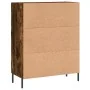 Aparador de madera de ingeniería roble ahumado 69,5x34x90 cm de , Aparadores - Ref: Foro24-830273, Precio: 101,49 €, Descuent...