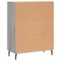 Aparador de madera de ingeniería gris Sonoma 69,5x34x90 cm von , Sideboards - Ref: Foro24-827938, Preis: 98,36 €, Rabatt: %