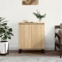 Aparador de madera contrachapada roble Sonoma 60x35x70 cm by , Sideboards - Ref: Foro24-827167, Price: 78,19 €, Discount: %
