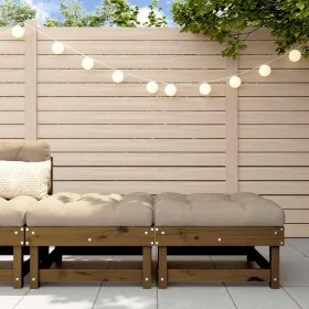 Taburetes de jardín con cojines 2 uds madera pino marrón miel de , Sofás modulares de exterior - Ref: Foro24-825467, Precio: ...