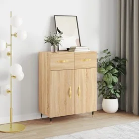Aparador de madera de ingeniería roble Sonoma 69,5x34x90 cm de , Aparadores - Ref: Foro24-827959, Precio: 82,87 €, Descuento: %