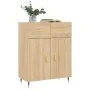 Aparador de madera de ingeniería roble Sonoma 69,5x34x90 cm by , Sideboards - Ref: Foro24-827959, Price: 82,87 €, Discount: %