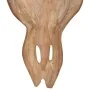 Escultura de cráneo de toro de pared de teca 69x6x60 cm by , Figures, sculptures and statues - Ref: Foro24-244567, Price: 85,...
