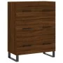 Aparador de madera de ingeniería marrón roble 69,5x34x90 cm by , Sideboards - Ref: Foro24-827883, Price: 110,30 €, Discount: %