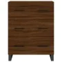 Aparador de madera de ingeniería marrón roble 69,5x34x90 cm by , Sideboards - Ref: Foro24-827883, Price: 110,30 €, Discount: %